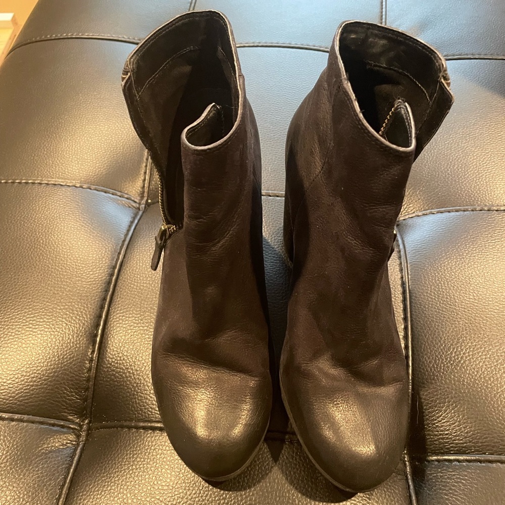 Black ankle booties